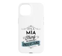 Carcasa para iPhone 15 Es una Cosa de MIA Que no entenderías el Nombre Divertido de MIA