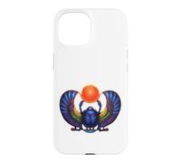 Carcasa para iPhone 15 Escarabajo Alado, Egipcio, ilustración, Egipto