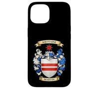 Carcasa para iPhone 15 Escudo de Armas de la Familia Martin e Historia de Apellidos