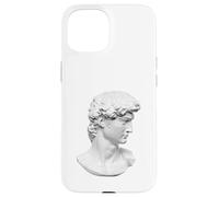 Carcasa para iPhone 15 Escultura de Cabeza de Estatua de Miguel Ángel David