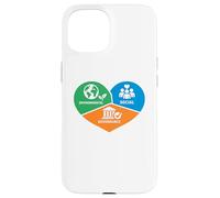 Carcasa para iPhone 15 ESG Gobernanza Social Ambiental Corazón