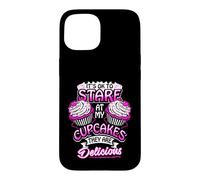 Carcasa para iPhone 15 ESTÁ Bien Mirar MIS Cupcakes Funny Bakers Baking Postres