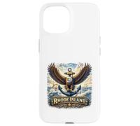 Carcasa para iPhone 15 Estado del Patrimonio Marítimo de Rhode Island Eagle