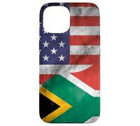Carcasa para iPhone 15 Estados Unidos y Sudáfrica Yin Yang - Bandera sudafricana Americana