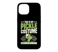 Carcasa para iPhone 15 Este es mi Disfraz de pepinillo Disfraz de eneldo de Comida de Halloween