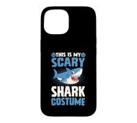 Carcasa para iPhone 15 Este es mi Disfraz de tiburón Aterrador Divertido para Fiesta de Halloween