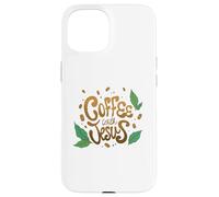 Carcasa para iPhone 15 Faithful Coffee Devotion with My Savior