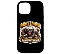Carcasa para iPhone 15 Fan de Honey Badger: The Ultimate Badass, Genial y Amante de los Animales