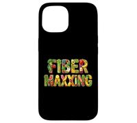 Carcasa para iPhone 15 Fiber Maxxing Healthy Food Fruit Veggie Funny Fiber Maxxing