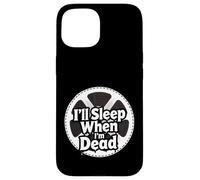 Carcasa para iPhone 15 Filmmaker Editor Horror Movie I'Ll Sleep When I'm Dead