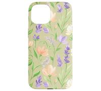 Carcasa para iPhone 15 Flores Silvestres de Primavera Floral Pastel jardín Prado Arte