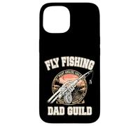Carcasa para iPhone 15 Fly Fishing Dad Guild Fisher Man Día del Padre Susurrador de Peces