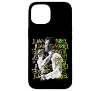 Carcasa para iPhone 15 Foto de Juan Gabriel con Logo Ombré