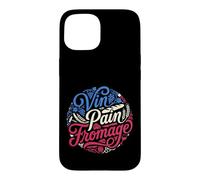 Carcasa para iPhone 15 Francés Vin Dolor Fromage Bastille Day Culture