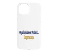 Carcasa para iPhone 15 Frase Orgullo Andaluz Identidad Cultural Española