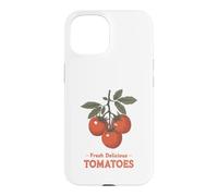 Carcasa para iPhone 15 Fresh Delicious Tomatoes Vintage Garden Lover Farmer Market