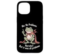 Carcasa para iPhone 15 Frog Meme Me No Problemo It Was All Problemo Funny Men Women