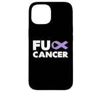 Carcasa para iPhone 15 Fuck Cancer - Camiseta con Texto en alemán Fuck Esophageal Cancer Awareness