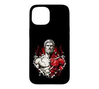 Carcasa para iPhone 15 Fuerza Dentro del músculo Anatomía Fitness Diseño gráfico