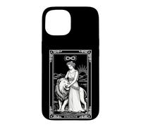 Carcasa para iPhone 15 Fuerza Mayor Arcanos Tarot Cartas Leo Zodiaco Oculto Astrología