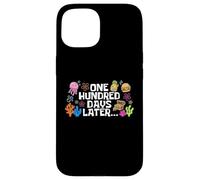 Carcasa para iPhone 15 Funny 100 Days of School One Hundred Days Later