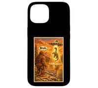 Carcasa para iPhone 15 Funny Bigfoot Bruh UFO Alien Loch Ness Monster Abduction