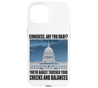 Carcasa para iPhone 15 Funny Congress US Capitol Politics Joke Washington DC Humor