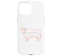 Carcasa para iPhone 15 Funny Contabilidad Pun Cash Cow