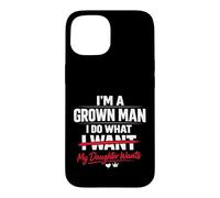 Carcasa para iPhone 15 Funny Dad Father I'm A Grown Man I Do What My Daughter Wants
