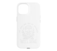 Carcasa para iPhone 15 Funny Grilling Dad Salchichas Griller Humor Grunge Skull