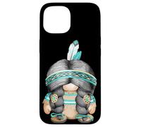 Carcasa para iPhone 15 Funny Indian Tribal Graphic Cute Native American GNOME Mom
