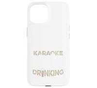 Carcasa para iPhone 15 Funny Karaoke Singer Bar Music Lover Singing Drinking Bar