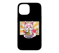 Carcasa para iPhone 15 Funny Kawaii Ramen Kids Kitsune Nine Tailed Lover