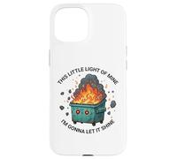 Carcasa para iPhone 15 Funny Mental Health Emotional Dumpster Fire