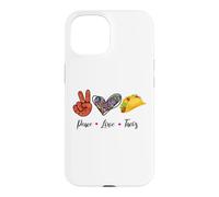 Carcasa para iPhone 15 Funny México Peace Love Tacos Souvenir Mexican Travel Latinx