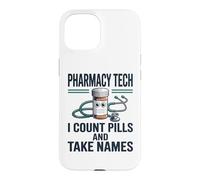 Carcasa para iPhone 15 Funny Pharmacy Tech Squad Asistente de farmacéutico CPhT