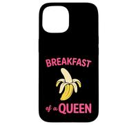 Carcasa para iPhone 15 Funny Queen Girl Adult Sport Quote Breakfast of Champions