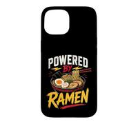 Carcasa para iPhone 15 Funny Ramen Saying Humor Joke Gag Powered by Noodles