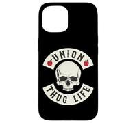 Carcasa para iPhone 15 Funny Red For Ed Union Thug Retro SpEd Teacher Appreciation
