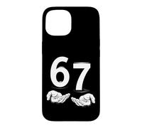 Carcasa para iPhone 15 Funny Six Seven 6 7 Meme Gen Alpha Slang 6 7 Hands