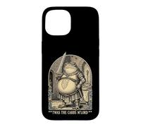 Carcasa para iPhone 15 Funny T'was The Carbs M Lord Medieval Knight Fat Frog