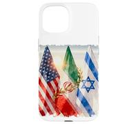 Carcasa para iPhone 15 Furia épica, león rugiente, Libertad - América Israel Irán Paz