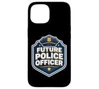 Carcasa para iPhone 15 Futuro Oficial de Policía Academia Policía Policía Niños Niños Niño