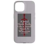 Carcasa para iPhone 15 Game of Thrones The Mind Needs a Book