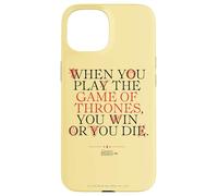 Carcasa para iPhone 15 Game of Thrones When You Play