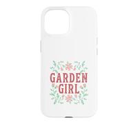 Carcasa para iPhone 15 Garden Girl Wildflower Gardencore Cottage Mariquita