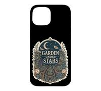 Carcasa para iPhone 15 Garden Under Stars Jardinero Noche