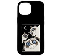 Carcasa para iPhone 15 Gatos Ragdoll Trio Ojos Azules para Cat Mom o Dad