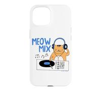 Carcasa para iPhone 15 Gemma Correll Meow Mix DJ Cat Funny Rave Design