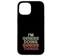 Carcasa para iPhone 15 Genesis Name Genesis Personalized Name First Given